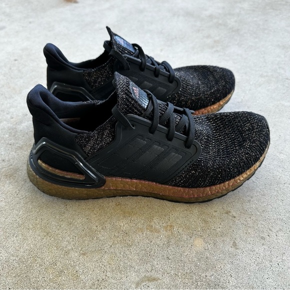 Adidas Ultraboost 20 Black/Signal Pink Running Shoes FV8340 Women’s Size 8 - Picture 5 of 10